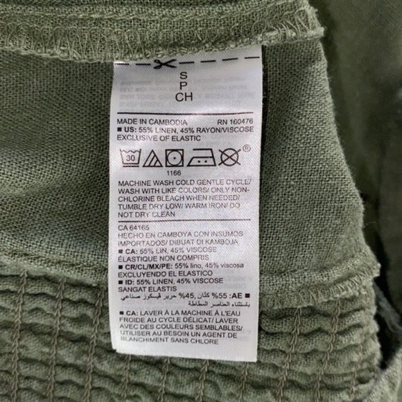 Old Navy Linen Button Front Cami Jumpsuit, S - Picture 7 of 14